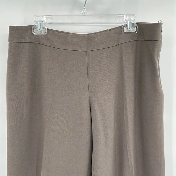 Giorgio Armani Tan Side Zip Flat Front Pants Trousers Size 48 = US 12 - Picture 2 of 11